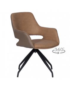 Трапезен стол WINSLOW -  златно кафяв SF 2