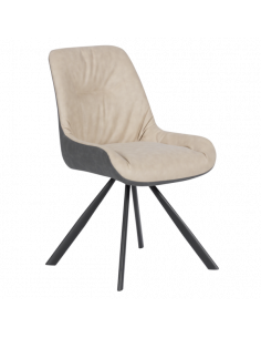 Трапезен стол FROME - крем SF 2