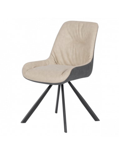 Трапезен стол FROME - крем SF 2