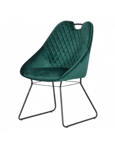 Трапезен стол GEDLING - тъмнозелен BF 2