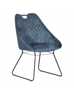 Трапезен стол GEDLING - син MJ 1