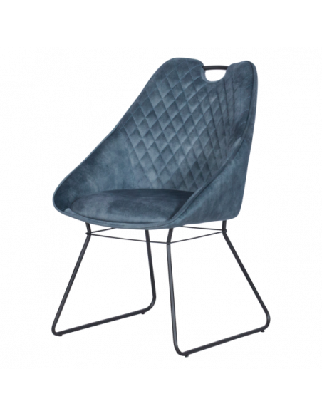 Трапезен стол GEDLING - син MJ 1