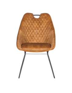 Трапезен стол GEDLING - оранжев MJ 1 2