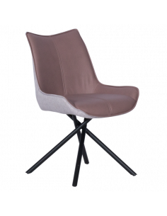 Трапезен стол HALTON - кафяв DX-035