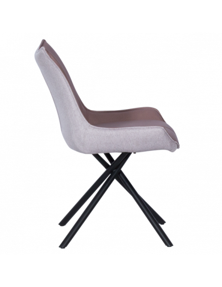 Трапезен стол HALTON - кафяв DX-035