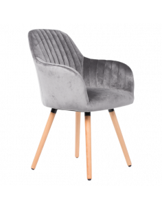 Трапезен стол Carmen 9970 - сив