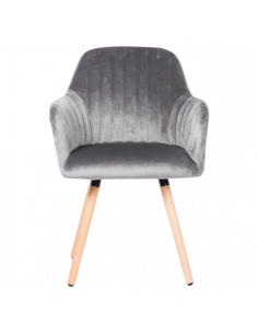 Трапезен стол Carmen 9970 - сив 2