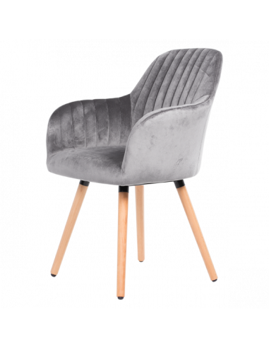 Трапезен стол Carmen 9970 - сив