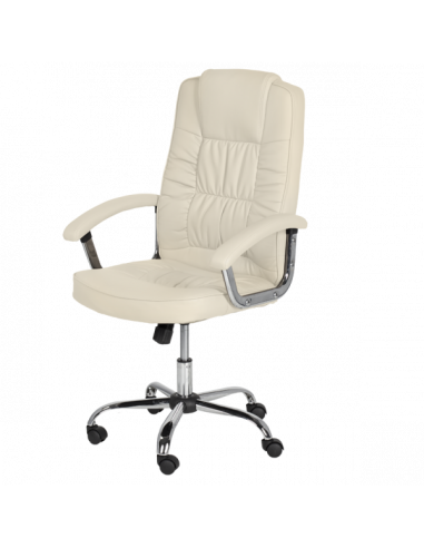 Президентски офис стол Carmen 6081 - крем