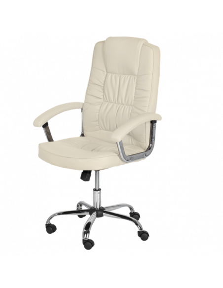 Президентски офис стол Carmen 6081 - крем