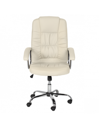 Президентски офис стол Carmen 6081 - крем