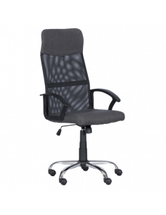 Президентски офис стол Carmen 6592-1 - сив-черен