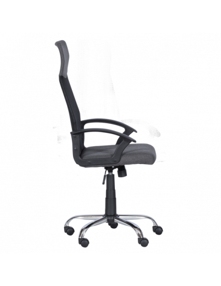 Президентски офис стол Carmen 6592-1 - сив-черен