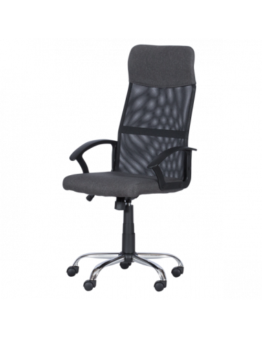 Президентски офис стол Carmen 6592-1 - сив-черен