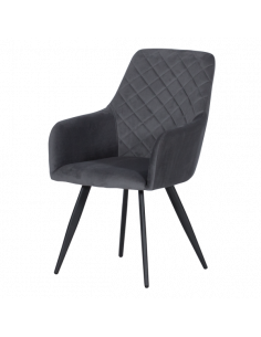 Трапезен стол ETON P - тъмносив HLR 2