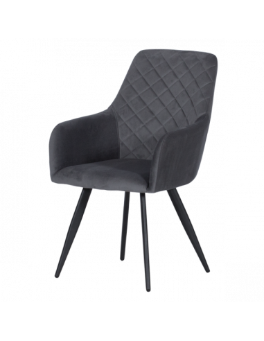 Трапезен стол ETON P - тъмносив HLR