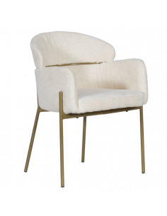 Трапезен стол CROTONE 1 - крем