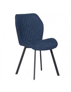 Трапезен стол FANO - тъмносин