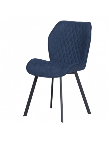 Трапезен стол FANO - тъмносин