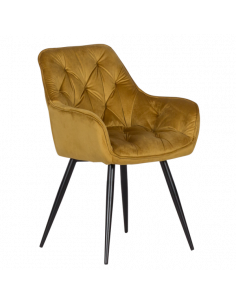 Трапезен стол LATINA - жълт