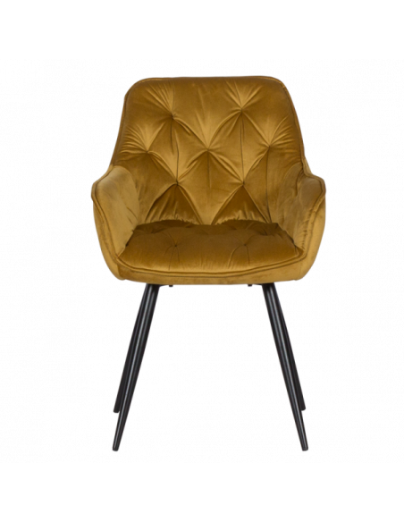 Трапезен стол LATINA - жълт