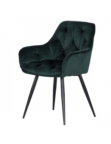 Трапезен стол LATINA - зелен