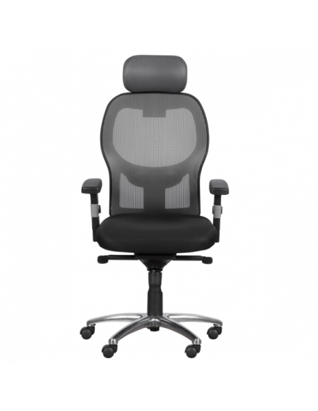 Ергономичен стол Carmen 7520 - черен - сив