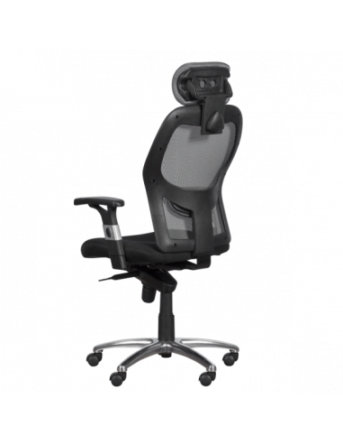 Ергономичен стол Carmen 7520 - черен - сив