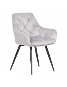 Трапезен стол LATINA - светлосив