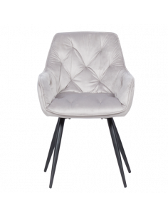 Трапезен стол LATINA - светлосив 2