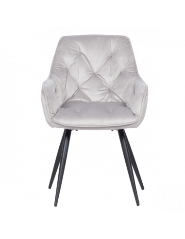 Трапезен стол LATINA - светлосив