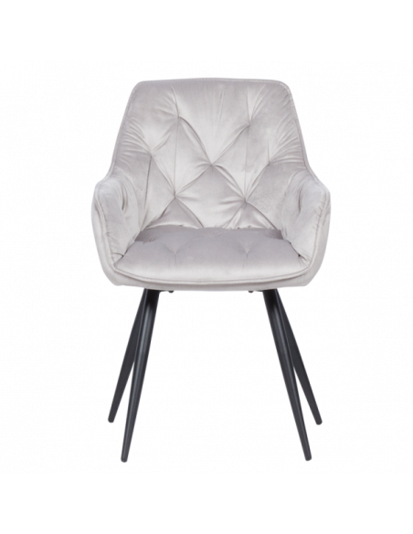 Трапезен стол LATINA - светлосив