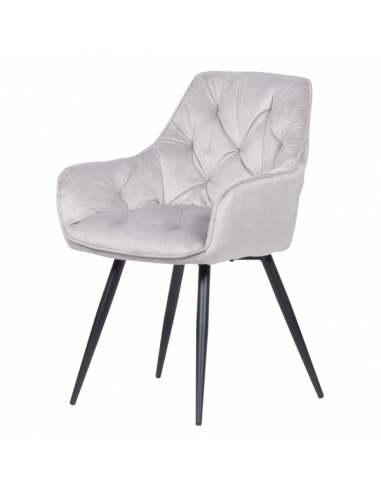 Трапезен стол LATINA - светлосив