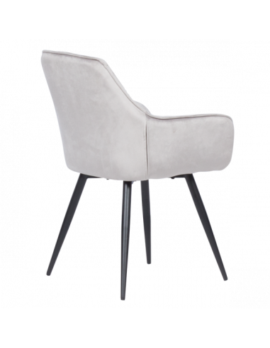 Трапезен стол LATINA - светлосив