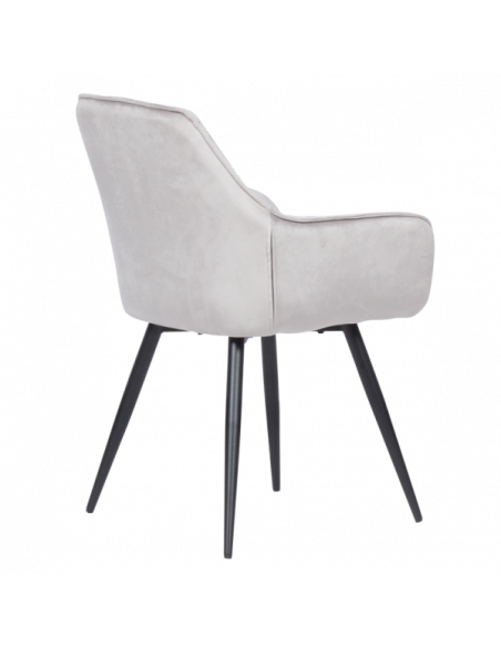 Трапезен стол LATINA - светлосив