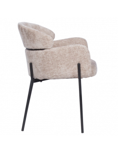 Трапезен стол CROTONE - светлобежов 2