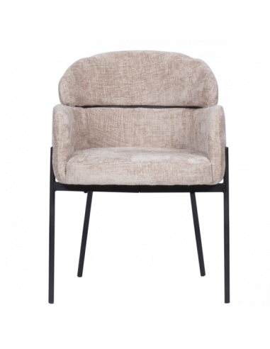 Трапезен стол CROTONE - светлобежов