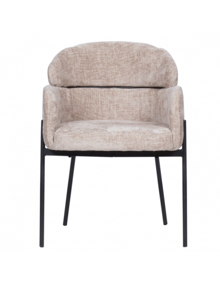 Трапезен стол CROTONE - светлобежов