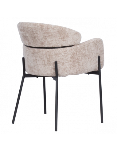 Трапезен стол CROTONE - светлобежов