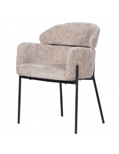 Трапезен стол CROTONE - светлобежов