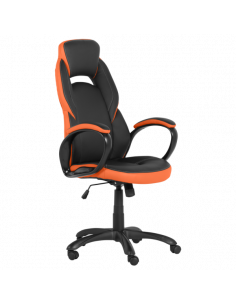 Геймърски стол Carmen 7511 - черно-оранжев