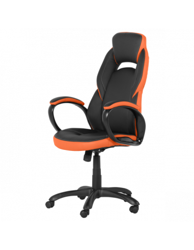 Геймърски стол Carmen 7511 - черно-оранжев