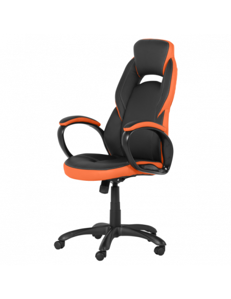 Геймърски стол Carmen 7511 - черно-оранжев