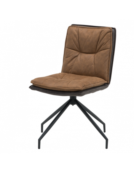 Трапезен стол RAMSEY - медено кафяв BF 1