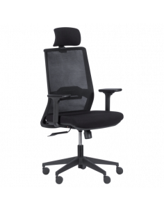 Президентски офис стол Carmen 7566 - черен