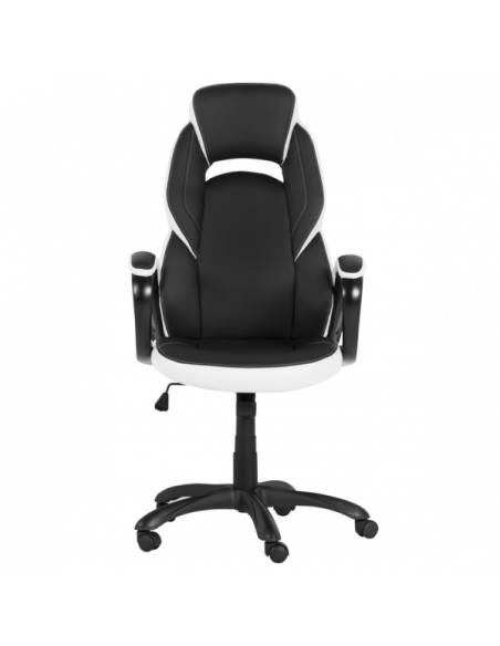 Геймърски стол Carmen 7511 - черно-бял