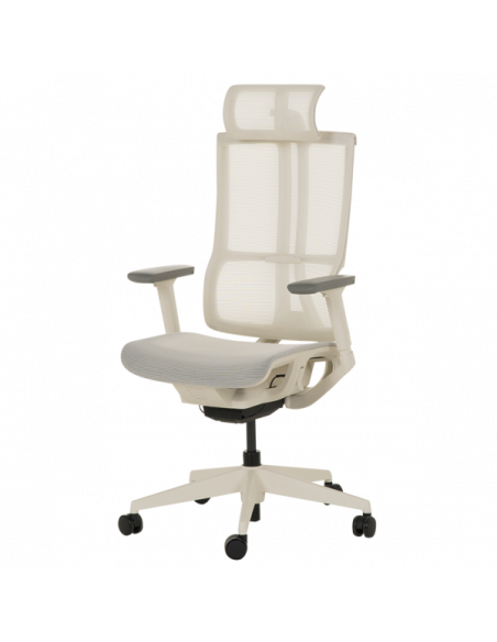 Ергономичен стол Carmen 7574 - крем