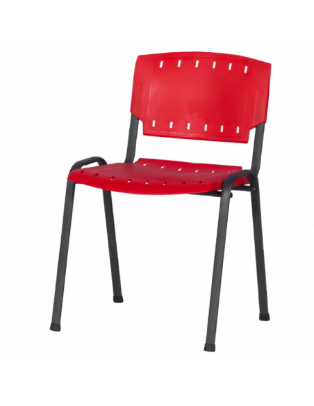 Посетителски стол Prizma - червен