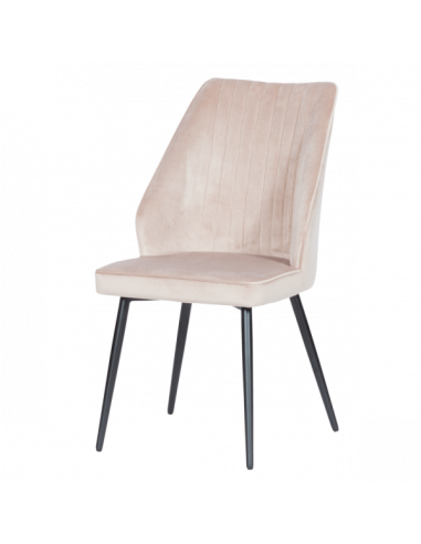 Трапезен стол LAREDO - светъл крем