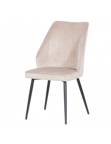 Трапезен стол LAREDO - светъл крем